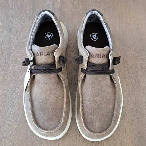 Ariat Hilo Men's Shoes - Color: Brown Bomber - Size: Men 9 EE Wide - Picture 2 of 10